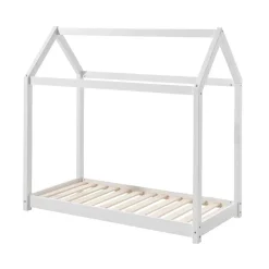 Niedriges Kinderbett als Haus - Elzias