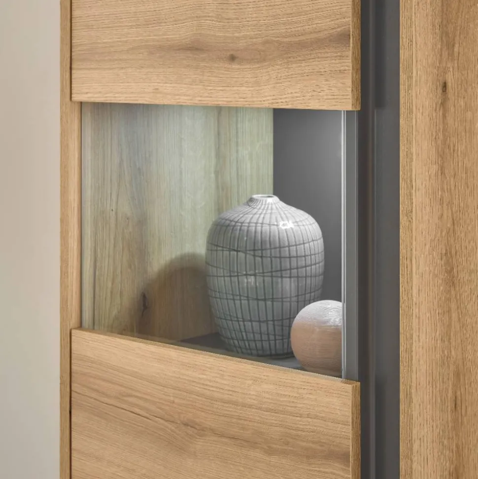 Niedriges Vitrinen-Trio modern - Colomania (dreiteilig)