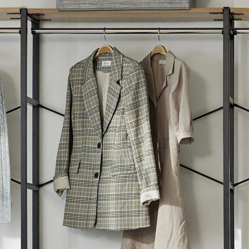 Offener Kleiderschrank mit sechs Schubladen - Redeca