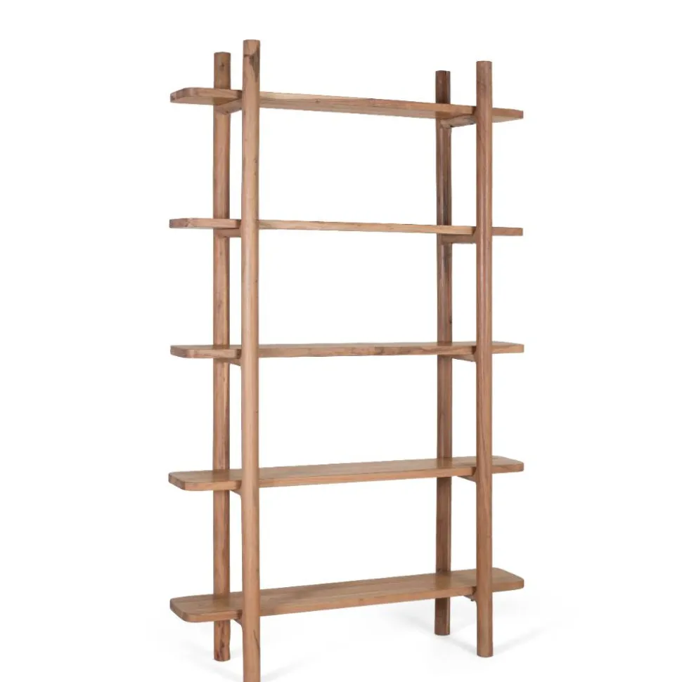 Offenes Bücherregal aus Akazienholz - Kerbea