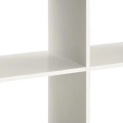 Offenes Regal Clarence in Weiß Grau