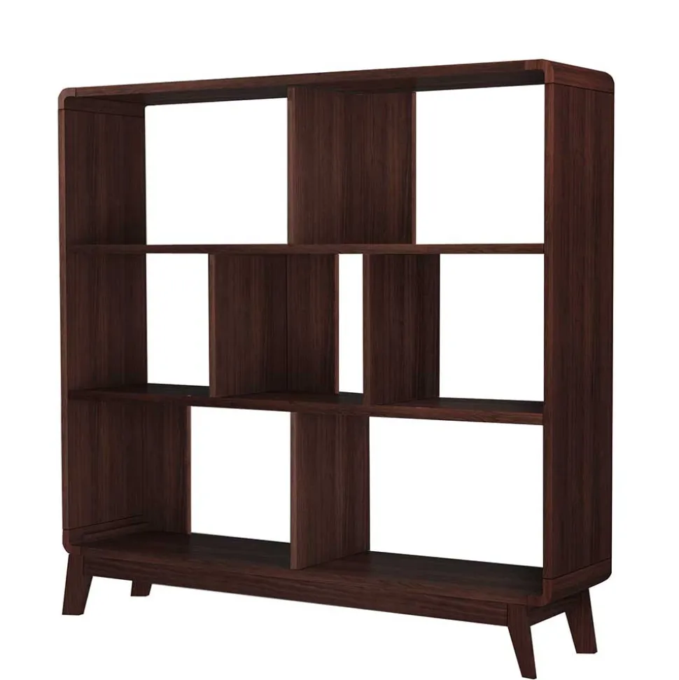 Offenes Regal in Walnuss Holzoptik - Pastilla