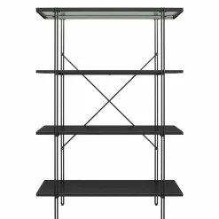 Offenes Regal mit Rillenstruktur Glas Boden - Pluggia