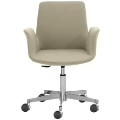 Office Armlehnenstuhl in Taupe - Juncolm