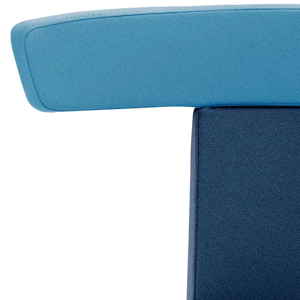 Office Drehhocker in Dunkelblau & Hellblau - Amya