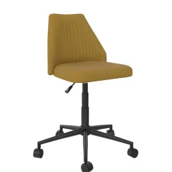 Office Drehstuhl in Gelb Stoff - Taba