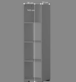 Office Ordnerregal mit vier offenen Fächern - Mercy