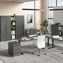 Office Rollcontainer in Dunkelgrau - Tila