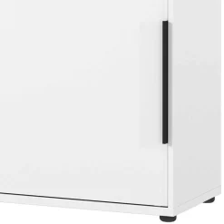 Office Tische & Schrank in Weiß - Sparkle (dreiteilig)