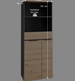 Officemöbel Komplettset modern - Kuetra (achtteilig)