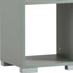 Officeregal mit vier Fächern in Graugrün - Neasa