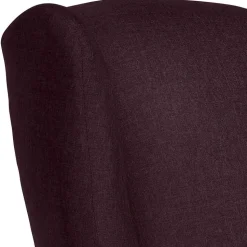 Ohrenbackensessel in Bordeauxrot - Sanjuas