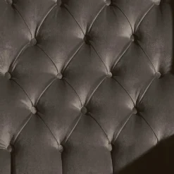 Ohrenbackensessel in Braun Samtvelours - Farella