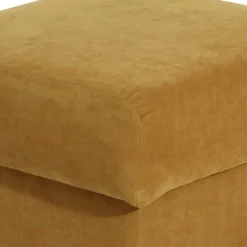 Ohrenbackensessel in Gelb Velours - Acigne