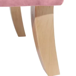 Ohrensessel aus Samtvelours Rosa - Camilla