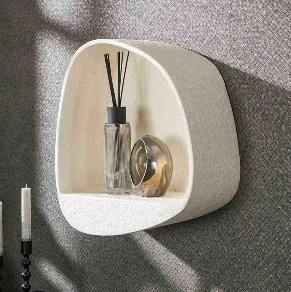 Organisches Hängeregal aus Marmorkomposit - Mayo