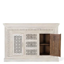 Orient Style Anrichte aus Mangoholz White Wash - Capo