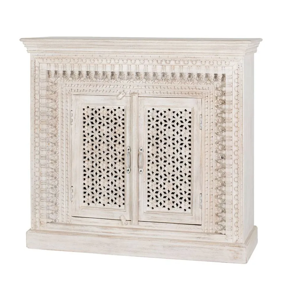 Orient Style Kommode aus Mangoholz White Wash - Capo