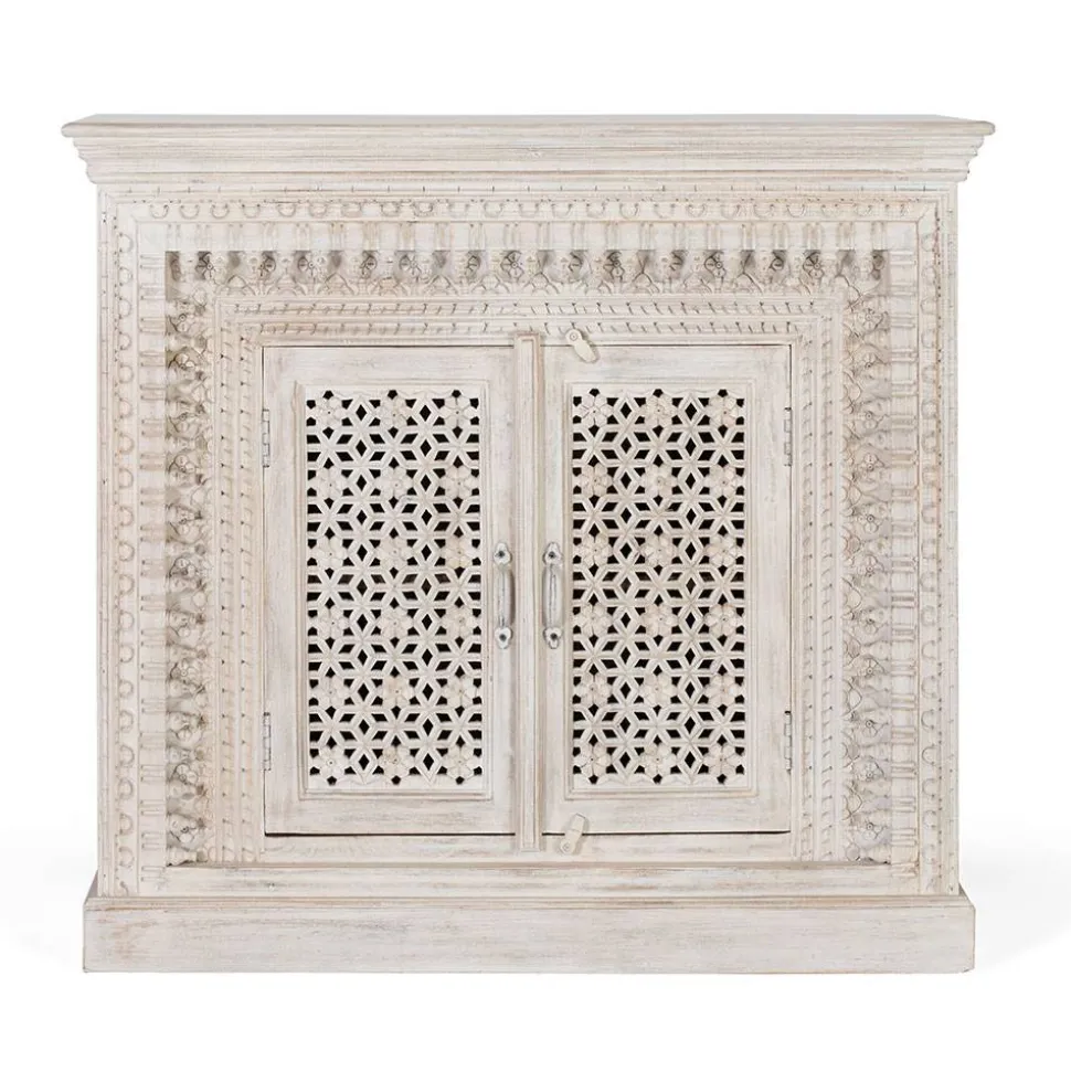 Orient Style Kommode aus Mangoholz White Wash - Capo