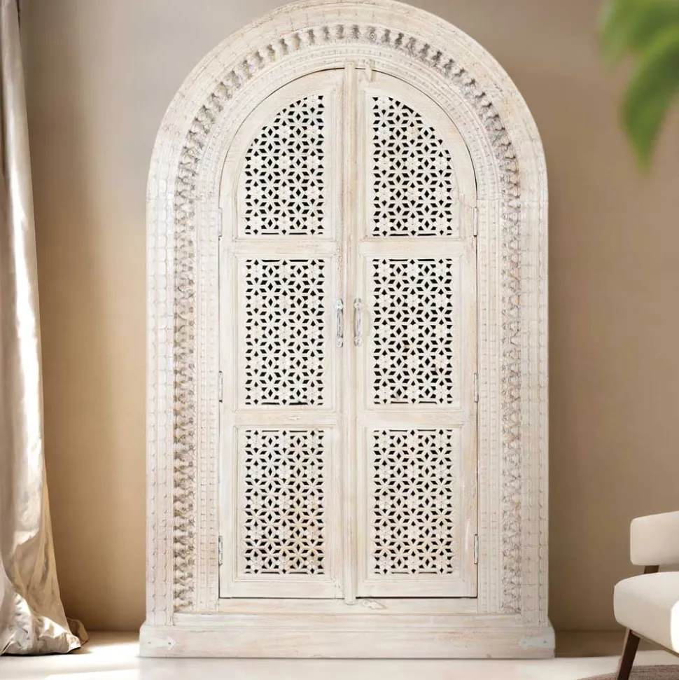 Orient Style Schrank aus Mangoholz White Wash - Capo