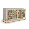 Oriental Design Sideboard mit bunten Keramik Kacheln - Jula