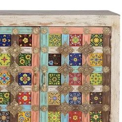 Oriental Design Sideboard mit bunten Keramik Kacheln - Jula