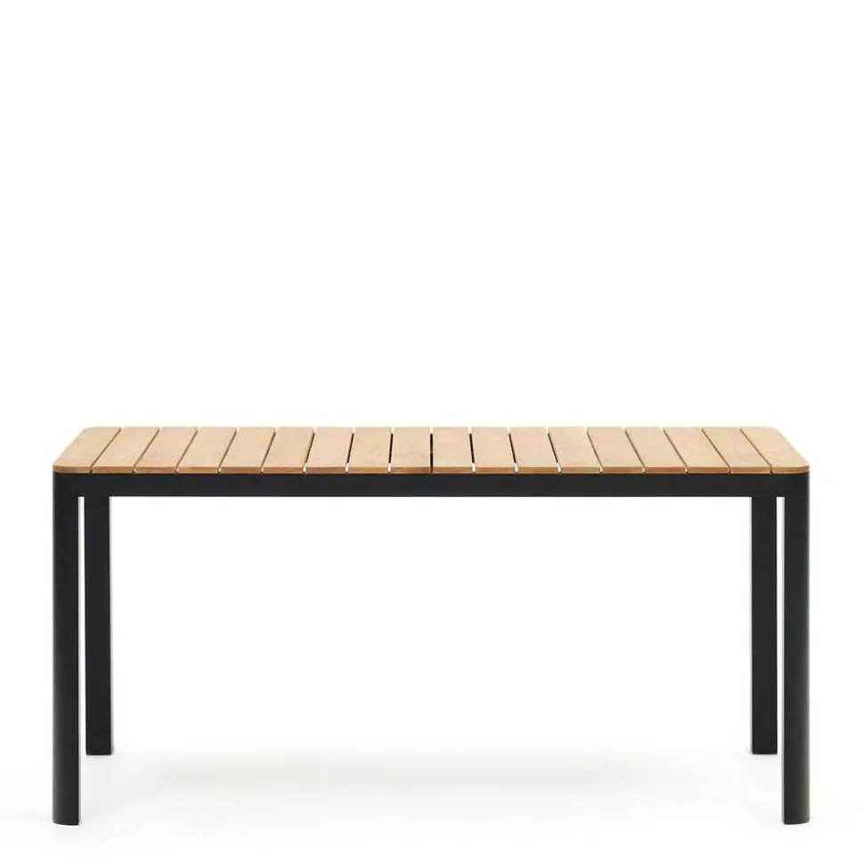 Outdoor Esstisch mit Teakholz-Tischplatte - Price