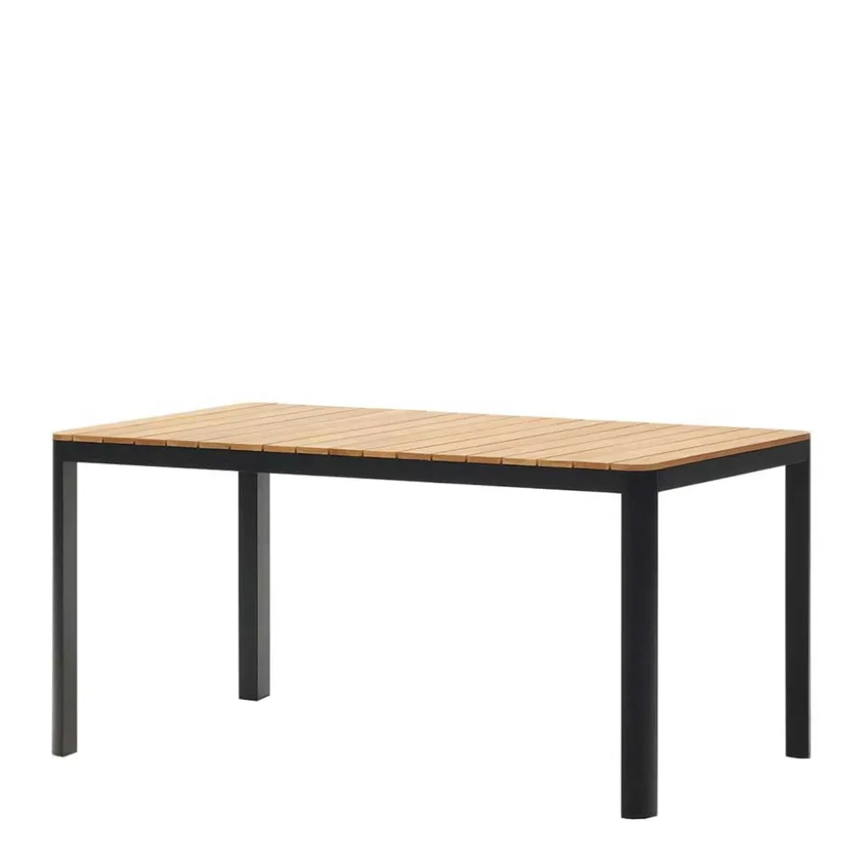 Outdoor Esstisch mit Teakholz-Tischplatte - Price