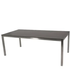 Outdoor Glastisch in Keramikoptik - Hitma