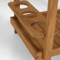 Outdoor Servierwagen aus Akazie Massivholz - Rondja