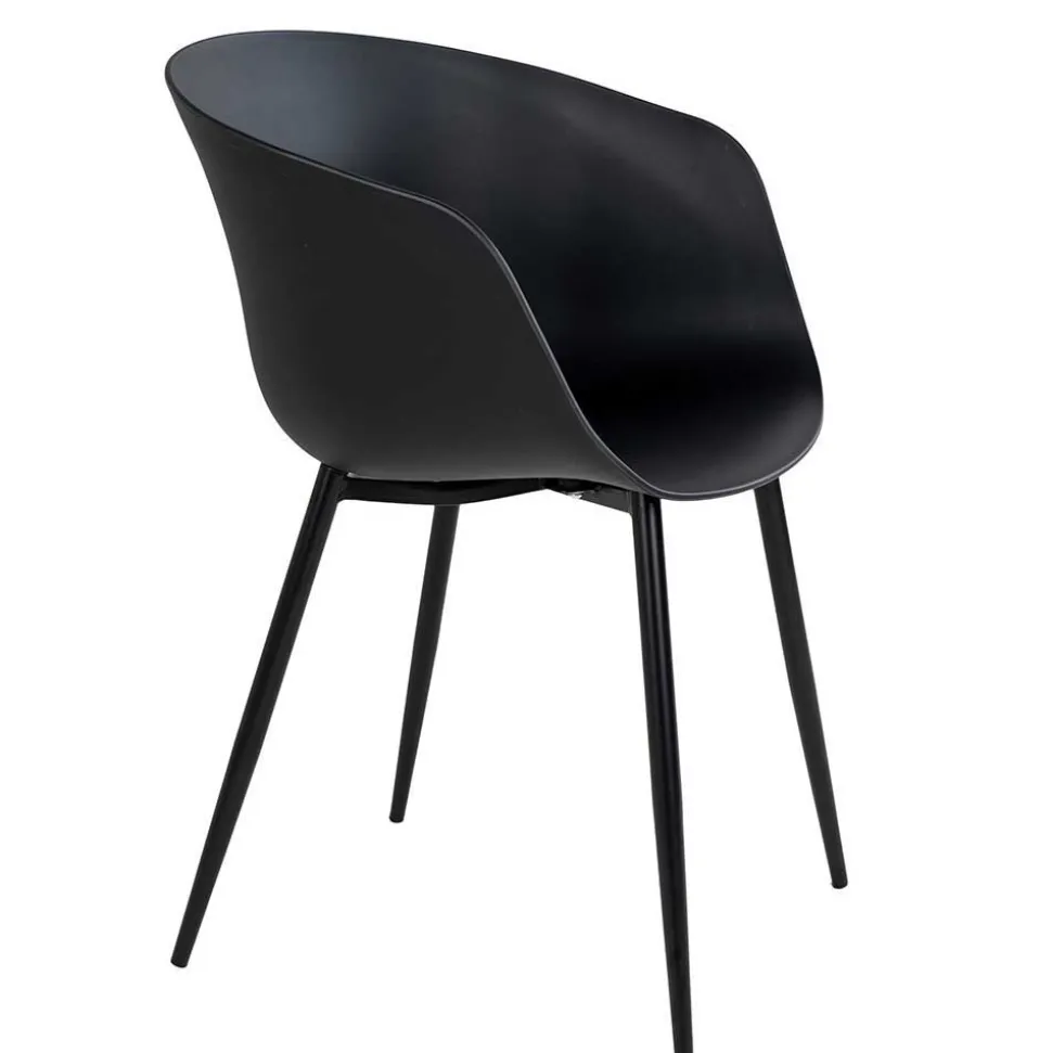 Outdoor Sitzgruppe mit Schalenstühlen - Biniamo (siebenteilig)