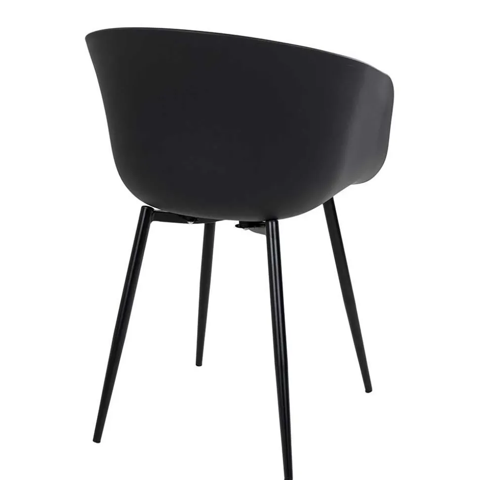 Outdoor Sitzgruppe mit Schalenstühlen - Biniamo (siebenteilig)