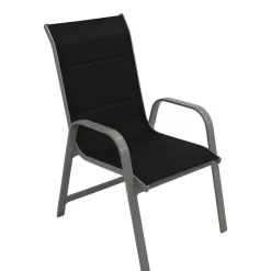 Outdoor Stapelstühle mit hoher Lehne - Niridena (2er Set)