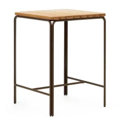 Outdoor Stehtisch aus braunem Metall - Ragusca