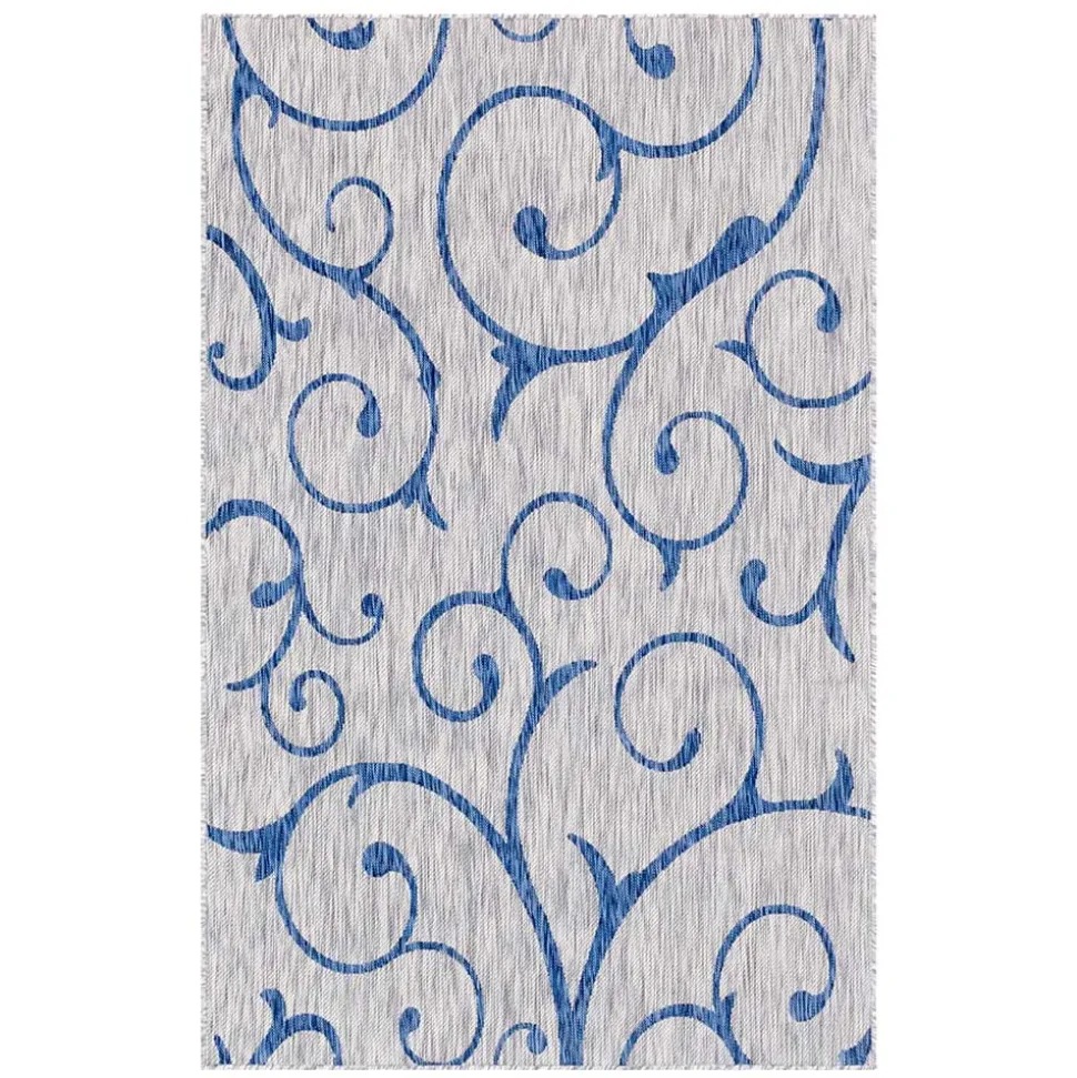 Outdoor Webteppich aus PP mit Ornamentmotiv - Elsaro