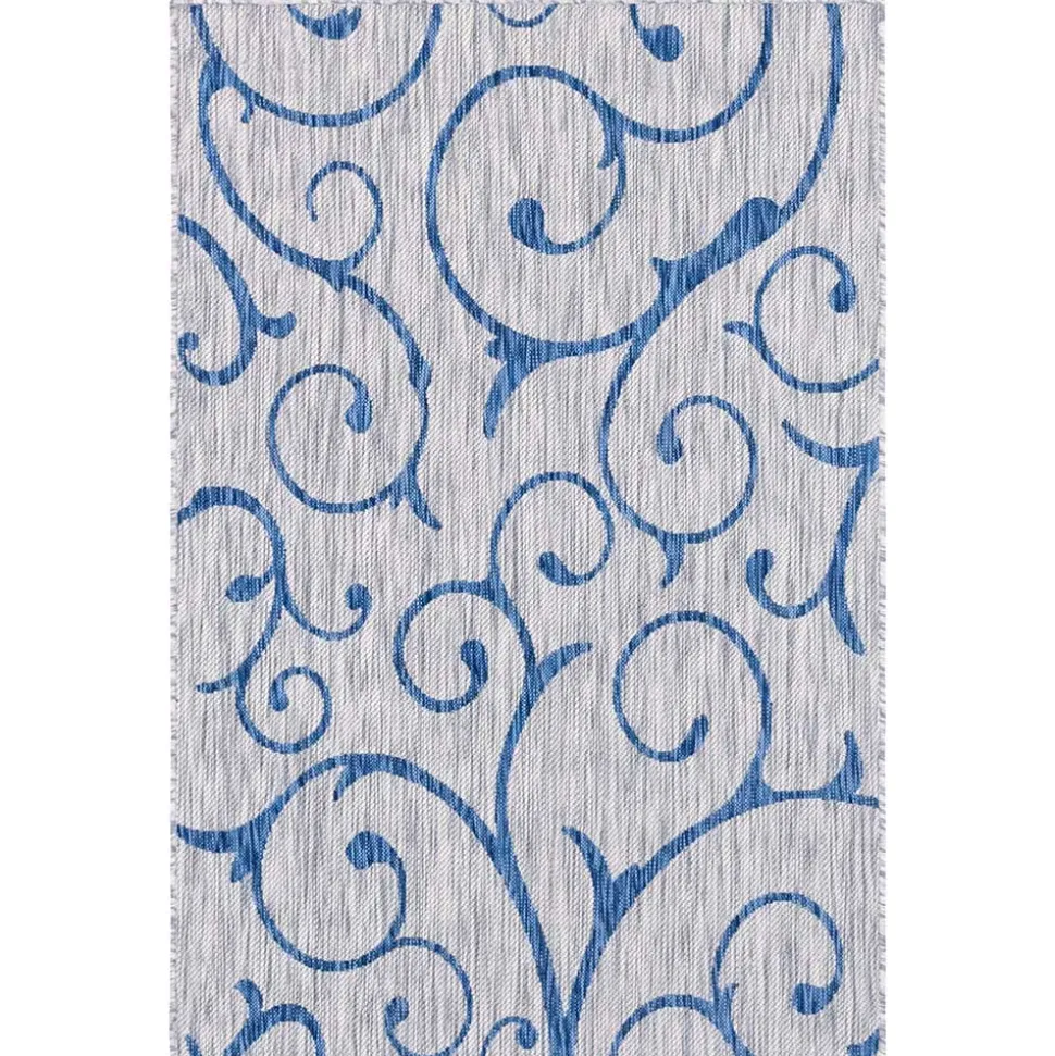 Outdoor Webteppich aus PP mit Ornamentmotiv - Elsaro