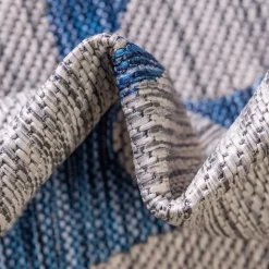 Outdoor Webteppich aus PP mit Ornamentmotiv - Elsaro