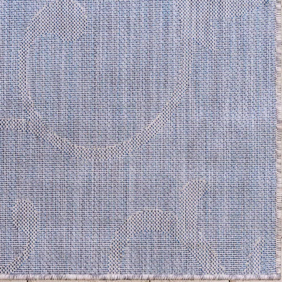 Outdoor Webteppich aus PP mit Ornamentmotiv - Elsaro