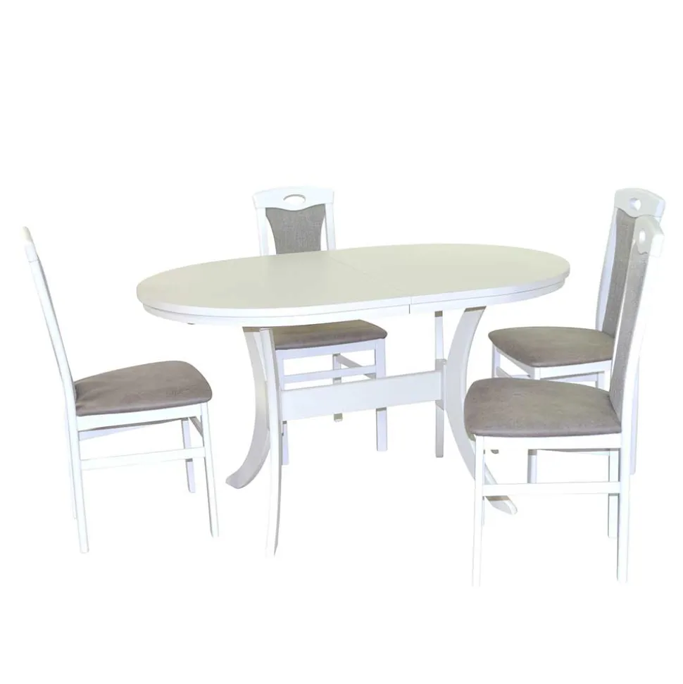 Ovale Sitzgruppe klassisch - Langos (fünfteilig)