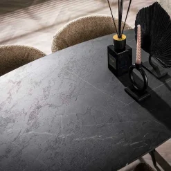 Ovaler Bartisch 92 cm hoch - Crash