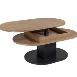 Ovaler Couchtisch höhenverstellbar - Padmas