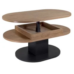 Ovaler Couchtisch höhenverstellbar - Padmas