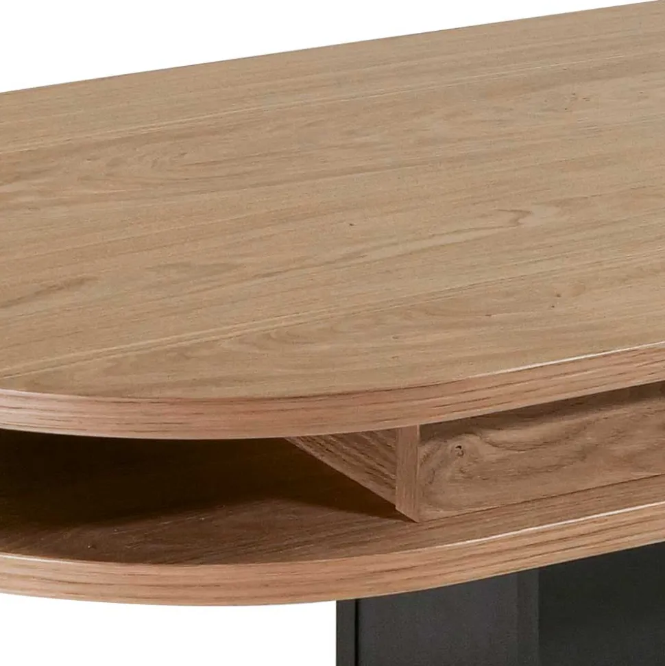 Ovaler Couchtisch höhenverstellbar - Padmas