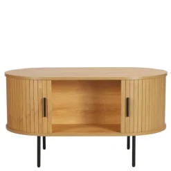 Ovaler Couchtisch mit Stauraum - Barnetta