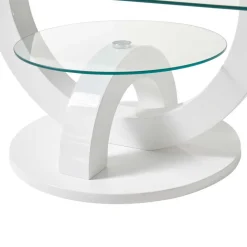 Ovaler Design Glastisch fürs Wohnzimmer - Trucos