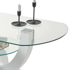 Ovaler Design Glastisch fürs Wohnzimmer - Trucos