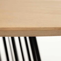 Ovaler Esstisch mit Eisen Drahtgestell - Rubins