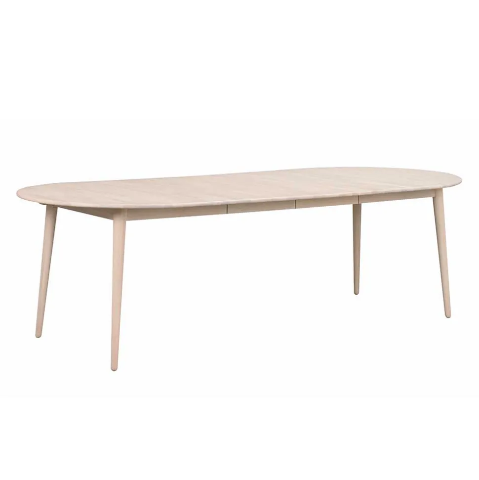Ovaler Esstisch verlängerbar im Skandi Design - Fleppos