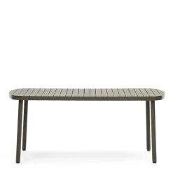 Ovaler Gartentisch aus Aluminium - Ocna