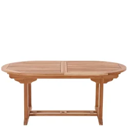 Ovaler Gartentisch verlängerbar - Klahuma I